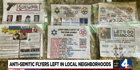 Anti-Semitic flyers distributed in Orange County